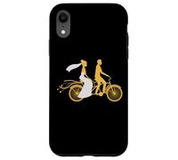 Pareja recién Casada Bicicleta tándem Aniversario de Boda Matrimonio Carcasa para iPhone XR