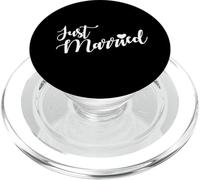 Pareja recién casada Pareja recién casada Luna de miel PopSockets PopGrip para MagSafe