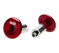 Pareja Tapas Terminales Manillar MTB de Aluminio Rojo 129000005 Odi Manillar