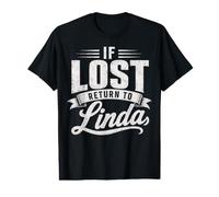 Parejas a Juego si se Pierden Regresan a Linda Divertido Personalizado Camiseta gráfica económica