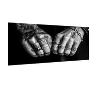 Parejas Pintar por Numeros Adultos,Tomados de la mano Pintura por Numeros,Easy Paint by Numbers Adult Niños,con Pinceles y Pigmento Acrílico,DIY Manualidades Home Decor Regalo 70x140cm,con Marco,d713k