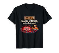 Parejas Una Célula Cerebral Precaución Inundación De Sensaciones Camiseta