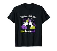 Parejas Una Célula Cerebral Siempre Pensamos Igual Diseño Camiseta