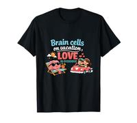 Parejas Una Célula Cerebral Vacaciones Amor en Overdrive Camiseta