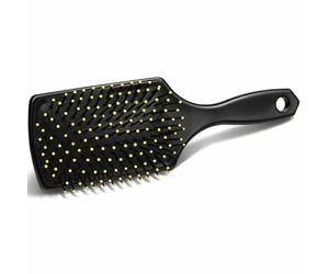 PARENCE - Cepillo plano antiestático 23×8 cm - Cepillo desenredador anti-rotura - Ideal para cabello largo, grueso, rizado o mojado - Confort y masaje en el cuero cabelludo