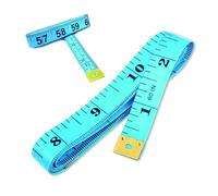 PARENCE.- Cinta Métrica de Sastre/Cinta Métrica para Letras de Doble Cara a Medida - 150cm, 60 pulgadas, Color Aleatorio (Rosa, Azul, Verde, Amarillo, Blanco)