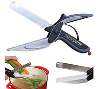 PARENCE - Cutter,2 en 1 Chopper Cutter & Multifonction Cuisine Aliments Ciseaux Remplacez Vos Couteaux de Cuisine et Planche à Découpe