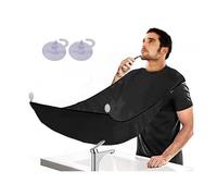 PARENCE. - Delantal de barba para hombre-babero afeitado-Barbe recuperador peludo-accesorio protección recortadora-espejo ventosa