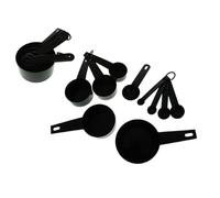 PARENCE.- Juego de 10 Tazas Medidoras/Juego de 10 Tazas y Cucharas Medidoras - Utensilios de Cocina para Medir Ingredientes Secos o Líquidos