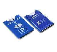 PARENCE.- Juego de 2 Discos de estacionamiento con rascador de Hielo Integrado - Tarjeta de parquímetro de 15 cm - Hora Oficial de Llegada - Accesorios de Invierno