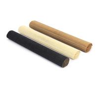 PARENCE.- Juego de 3 manteles Individuales de bambú - Juego de manteles Tejidos 30x45 cm - Protector de Mesa Decorativo y Antideslizante (Negro, Beige, marrón)