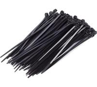 PARENCE.- Juego de 500 bridas de plástico - 500 piezas, Serflex, bridas, Rislan, bridas - 100x2,5mm, negro