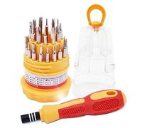 PARENCE.- Juego de destornilladores 31 en 1/1 con un juego de 30 puntas magnéticas y caja de almacenamiento ergonómica - Broca CROSS, FLAT, TORX, SPECIAL, ALLEN