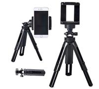 PARENCE.- Mini trípode Universal Ajustable para Smartphone y cámara - Soporte de 360° con fijación de 1/4" - Ideal para vídeos, Fotos, Vlogs y videollamadas