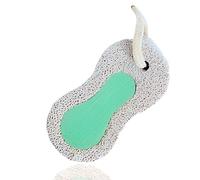 PARENCE.- Piedra pómez pelada natural con cordón - 10x5x1,8 cm - Tratamiento de pies, pedicura