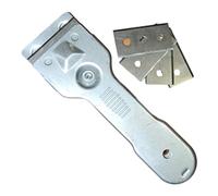 PARENCE.- Raspador de Placa de Cerámica con 5 Cuchillas - Multiusos, Universal - Suciedad Rebelde, Pintura, Sellador - 22.5 x 7.5 x 1.5 cm