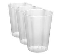 PARENCE.- Set de 10 vasos reutilizables de 500 ml - Vasos duros PP sin BPA | Lentes grandes y duraderas | reutilizable, lavable, apto para vacaciones, bebidas, sidra, cerveza (Paquete de 3)