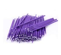 PARENCE.- Set de 100 limpiadores de precisión - Cabezal de algodón, Ideal para electrónica, joyería y Acabado - Longitud 9,5 cm - Práctico Bolsillo con Cremallera, Color Aleatorio