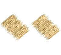 PARENCE.- Set de 1000 Palillos de bambú - Uso Diario, higiene Dental, Palillos para Aperitivo - Caja a Granel (Paquete de 2)