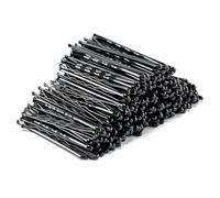 PARENCE.- Set de 144 horquillas negras estándar - pinzas de acero, todo tipo de cabello - 144 piezas