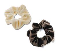 PARENCE.- Set de 2 cintas de terciopelo - Accesorios de goma para el pelo para mujer y niña - Elástico cómodo, versátil y elástico