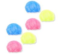 PARENCE.- Set de 6 Gorros de Ducha - 3 Colores, universales, Reutilizables - Impermeables, Confort - 6 Piezas de Gorros de baño