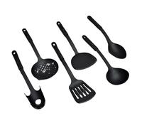 PARENCE.- Set de 6 utensilios de cocina de plástico resistente/Los imprescindibles para todos los cocineros