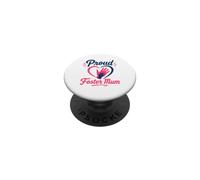 Parent Support Family Love Hands Proud Foster Mum PopSockets PopGrip Adhesivo