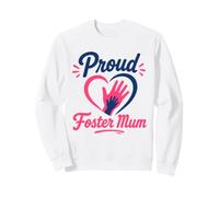 Parent Support Family Love Hands Proud Foster Mum Sudadera