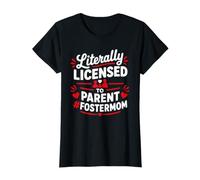 Parent Support Family Love Licensed To Parent Foster Mom Camiseta
