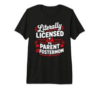Parent Support Family Love Licensed To Parent Foster Mom Camiseta Premium