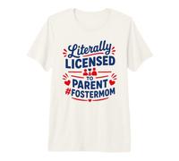Parent Support Family Love Licensed To Parent Foster Mom Camiseta Premium