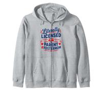Parent Support Family Love Licensed To Parent Foster Mom Sudadera con Capucha