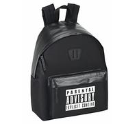 Parental Advisory Day Pack, Color Negro/Blanco