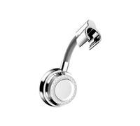 Paréntesis de ducha de esquina flexible Potente agarre Ventosa Fácil transferencia entre exteriores ABS permanente Baño Esencial Dueño de ducha modificable
