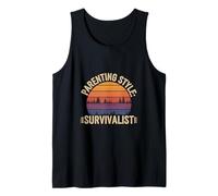 Parenting Style Survivalist Criando niños resilientes |- Camiseta sin Mangas