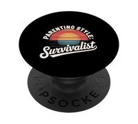 Parenting Style Survivalist Criando niños resilientes |-- PopSockets PopGrip Adhesivo