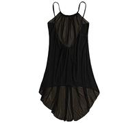 Pareos Playa,Bikini con cordón en la Cintura para Mujer Cubierta de Malla con sin lencería Vestido con Horquilla Dividida Envoltura de Playa Bikini envolturas Brillantes Cubiertas para Traje de baño