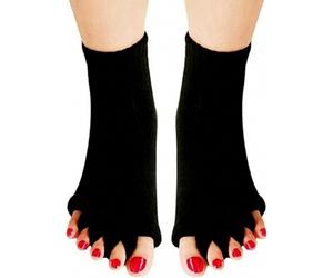 pares de calcetines separadores de dedos, calcetines de alineación de algodón para mujeres y hombres, calcetines cómodos para yoga, deportes