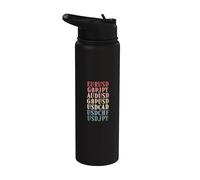 Pares principales de Forex - Amante del comercio de divisas vintage Stainless Steel Insulated Water Bottle