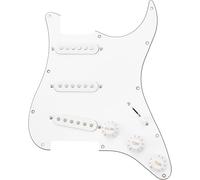 Pareschi Golpeador Strat precableado para Fender Stratocaster, golpeador cargado Stratocaster con 3 pastillas de bobina simple | Reemplazo fácil de colocar | Blanco