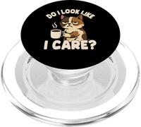¿Parezco Que me Importa el Amante del café de Gatos? PopSockets PopGrip para MagSafe