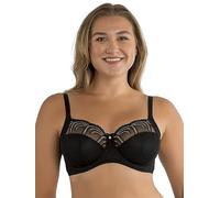 Parfait Pearl P60923-Brasier sin Forro para Mujer Sujetador de Cobertura Completa, Opaco, Negro, 85E