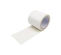 PARFCO Cinta Americana Blanca, 10 cm × 10 m Cinta de Tela Resistente, Cinta de Reparación de Carpas de Doble Cara, Adhesiva e Impermeable, para Organizar Escenas y Reparar Objetos