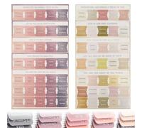 PARFCO Pestañas de Diario Bíblico, 10 Páginas, 150 Piezas Pestañas Bíblicas Laminadas, 198 x 140 mm Autoadhesivo Bible Verses, 2 Colores Suministros de Diario Bíblico para Biblias, Cuadernos