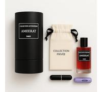 Parfum AMEERAT Collection Privée intense - Eau de Parfum Femme 50ml - Oriental Royal au Jasmin & Oud - Longue Tenue - Coffret avec 2 Vaporisateurs de Voyage Offerts