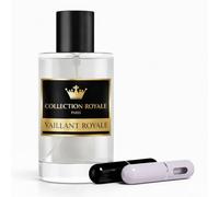 Parfum de Luxe pour Homme - Notes Boisées et Royales - Flacon Prestige Eau de Parfum pour homme50 ml + 2 recharges de voyage, parfum intense et longue tenue