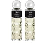 PARFUMS SAPHIR Alone - Eau de Parfum con vaporizador para Hombre - 200 ml (Paquete de 2)