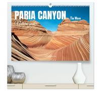 Paria Canyon - The Wave Naturwunder (hochwertiger Premium Wandkalender 2026 DIN A2 quer), Kunstdruck in Hochglanz: Die Farben des Westens
