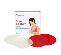 Pariday Cubiertas de TendHer reutilizable calmante Gel lactancia cojines con absorbente, caliente o compresas frías para aliviar el dolor de pezones adoloridos